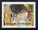 Austria 1964 Re-opening of 'Viennese Secession' Exn Hall 3s featuring 'The Kiss' by Gustav Klimt unmounted mint, SG 1418, stamps on , stamps on  stamps on arts