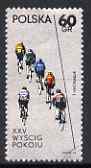 Poland 1972 25th International Peace Cycle Race unmounted mint, SG 2143, stamps on sport, stamps on bicycles