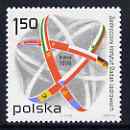 Poland 1976 20th Anniversary of Institute for Nuclear Research (CMEA) unmounted mint, SG 2422, stamps on , stamps on  stamps on science, stamps on  stamps on technology, stamps on  stamps on nuclear, stamps on  stamps on atomics