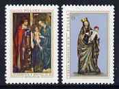 Poland 1976 Polish Art set of 2 unmounted mint, SG 2461-62, stamps on arts