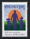 Poland 1978 Birth Cent of Janusz Korczak (pioneer of childrens education) unmounted mint, SG 2570, stamps on education, stamps on children