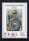 Poland 1982 Sanctification of Maximilian Kolbe (Fransican concentration camp victim) unmounted mint, SG 2844, stamps on , stamps on  ww2 , stamps on holocaust