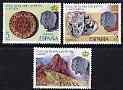 Spain 1978 Royal Visits to Mexico, Peru & Argentina set of 3 unmounted mint, SG 2541-43, stamps on artefacts, stamps on heritage, stamps on royal visits