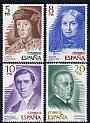 Spain 1979 Spanish Literary Celebrities set of 4 unmounted mint, SG 2560-63, stamps on personalities, stamps on literature, stamps on women