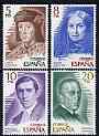 Spain 1979 Spanish Literary Celebrities set of 4 unmounted mint, SG 2560-63, stamps on , stamps on  stamps on personalities, stamps on  stamps on literature, stamps on  stamps on women