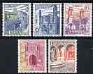Spain 1983 Tourist Series set of 5 unmounted mint, SG 2744-48, stamps on architecture, stamps on tourism
