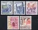 Spain 1983 Tourist Series set of 5 unmounted mint, SG 2744-48, stamps on , stamps on  stamps on architecture, stamps on  stamps on tourism