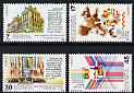 Spain 1986 Admission of Spain & Portugal to EEc set of 4 unmounted mint, SG 2854-57, stamps on , stamps on  stamps on flags, stamps on  stamps on maps