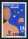 Spain 1982 Organ Transplants 14p unmounted mint, SG 2689