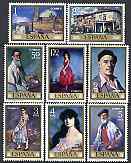 Spain 1971 Stamp Day & Ignacio Zuloaga commem set of 8 unmounted mint, SG 2077-84, stamps on , stamps on  stamps on arts, stamps on  stamps on personalities, stamps on  stamps on bullfighting