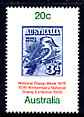 Australia 1978 National Stamp Week 20c unmounted mint, SG 694*, stamps on postal, stamps on stamp on stamp, stamps on birds, stamps on stamp exhibition, stamps on stamponstamp