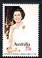 Australia 1982 Queen Elizabeths Birthday 27c unmounted mint, SG 842*, stamps on royalty, stamps on 