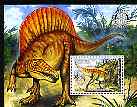 Djibouti 2004 Dinosaurs perf souvenir sheet (with Rotary Logo) unmounted mint, stamps on dinosaurs, stamps on rotary
