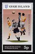 Gugh (Isles Of Scilly) 1996 Great Sporting Events - Football 5p - Blackpool v Newcastle 1950-51 Cup Final, unmounted mint, stamps on football, stamps on sport