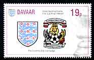 Davaar Island 1996 Great Sporting Events - Football 19p - Coventry City Club Badge Winners of 1986-87 FA Cup Final, unmounted mint, stamps on , stamps on  stamps on football, stamps on  stamps on sport