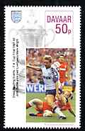 Davaar Island 1996 Great Sporting Events - Football 50p - 1991-92 FA Cup Final, unmounted mint, stamps on , stamps on  stamps on football, stamps on  stamps on sport