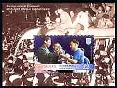 Easdale 1996 Great Sporting Events - Football A32 perf m/sheet - Portsmouth Winners 1938-39 FA Cup Final, unmounted mint, stamps on , stamps on  stamps on football, stamps on  stamps on sport