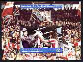 Gairsay 1996 Great Sporting Events - Football \A32 perf m/sheet - Sunderland Winners 1972-73 FA Cup Final, unmounted mint, stamps on football, stamps on sport