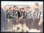 St Martin (Isles Of Scilly) 1996 Great Sporting Events - Football A32 perf m/sheet - Newcastle United 1950-51 FA Cup Final, unmounted mint, stamps on , stamps on  stamps on football, stamps on  stamps on sport