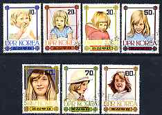 North Korea 1982 Princess Diana's 21st Birthday perf set of 7 very fine cds used, stamps on , stamps on  stamps on royalty, stamps on  stamps on diana