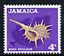 Jamaica 1964-68 Murex Shell 4d (from def set) unmounted mint, SG 222, stamps on , stamps on  stamps on shells, stamps on  stamps on marine life