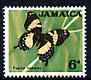 Jamaica 1964-68 Butterfly 6d (from def set) unmounted mint, SG 223, stamps on butterfly