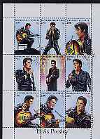 Senegal 1998 Elvis Presley perf sheetlet containing set of 9 values fine cto used, stamps on , stamps on  stamps on music, stamps on  stamps on personalities, stamps on  stamps on elvis, stamps on  stamps on entertainments, stamps on  stamps on films, stamps on  stamps on cinema, stamps on  stamps on guitar