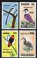 Nigeria 1984 Rare Birds perf set of 4 unmounted mint, SG 484-87*, stamps on birds, stamps on 
