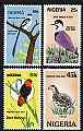 Nigeria 1984 Rare Birds perf set of 4 unmounted mint, SG 484-87*, stamps on , stamps on  stamps on birds, stamps on  stamps on 