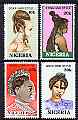 Nigeria 1987 Womens Hairstyles perf set of 4 unmounted mint, SG 547-50*, stamps on fashion, stamps on women, stamps on hair