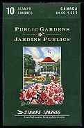 Canada 1991 Public Gardens $4 booklet complete & pristine, SG B140, stamps on , stamps on  stamps on gardens, stamps on  stamps on flowers, stamps on  stamps on fountains