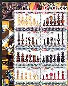 Congo 2003 History of Chess (Chess Pieces) #3 perf sheetlet containing set of 8 values cto used, stamps on chess