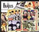 Chad 2003 Legendary Pop Groups - Beatles #3 perf sheetlet containing 4 values cto used, stamps on , stamps on  stamps on personalities, stamps on  stamps on entertainments, stamps on  stamps on music, stamps on  stamps on pops, stamps on  stamps on rock, stamps on  stamps on beatles