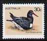 Australia 1978-80 Oystercatcher 30c from Birds def set unmounted mint, SG 677*, stamps on birds