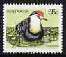 Australia 1978-80 Comb-Crested Jacana (Lotus Bird) 55c from Birds def set unmounted mint, SG 680*, stamps on birds