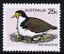 Australia 1978-80 Masked Plover 25c from Birds def set unmounted mint, SG 676*, stamps on birds