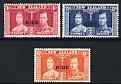 Niue 1937 KG6 Coronation perf set of 3 unmounted mint, SG 74-76, stamps on coronation, stamps on  kg6 , stamps on 