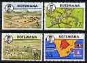 Botswana 1974 Tenth Anniversary of University perf set of 4 unmounted mint SG 314-17*, stamps on education