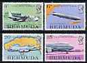 Bermuda 1975 50th Anniversary of Air Mail Service perf set of 4 unmounted mint, SG 330-33*