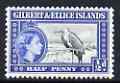 Gilbert & Ellice Islands 1956-62 Great Frigate Bird 0.5d unmounted mint, SG 64*, stamps on , stamps on  stamps on birds