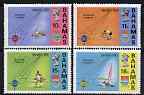 Bahamas 1972 Munich Olympic Games perf set of 4 unmounted mint, SG 382-85*, stamps on olympics, stamps on high jump, stamps on bicycles, stamps on running, stamps on sailing