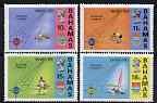 Bahamas 1972 Munich Olympic Games perf set of 4 unmounted mint, SG 382-85*, stamps on , stamps on  stamps on olympics, stamps on  stamps on high jump, stamps on  stamps on bicycles, stamps on  stamps on running, stamps on  stamps on sailing