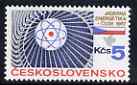 Czechoslovakia 1987 Nuclear Power Industry 5k unmounted mint, SG 2875, stamps on science, stamps on technology, stamps on nuclear
