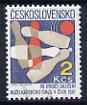 Czechoslovakia 1987 50th Anniversary of Czech Bowling Fed unmounted mint, SG 2865, stamps on sport, stamps on bowling