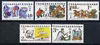 Czechoslovakia 1977 Book Illustrations for Children perf set of 5 unmounted mint, SG 2353-57