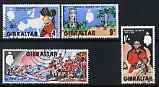 Gibraltar 1967 General Eliott perf set of 4 cto used, SG 219-22*, stamps on militaria