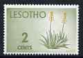 Lesotho 1971 Aloes 2c from def set unmounted mint, SG 193, stamps on , stamps on  stamps on flowers, stamps on  stamps on cactus, stamps on  stamps on cacti