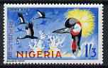 Nigeria 1965-66 Cranes 1s3d from Animal Def set unmounted mint SG181, stamps on , stamps on  stamps on birds, stamps on  stamps on cranes