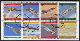 Iso - Sweden 1977 Jet Aircraft perf  set of 8 values fine cto used , stamps on , stamps on  stamps on aviation, stamps on  stamps on  iso , stamps on  stamps on 