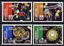 Tonga - Niuafo'ou 1997 The Ocean Environment perf set of 4 each opt'd SPECIMEN unmounted mint, as SG 262-65, stamps on , stamps on  stamps on environment, stamps on  stamps on marine life, stamps on  stamps on oceans